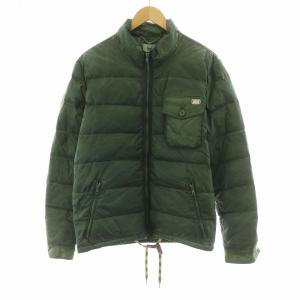 ダウンジャケット ジップアップ アウター S グリーン /NQ