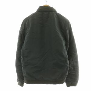 DIESEL 中綿ジャケット ジップアップ アウター フーディー S グレー /NQ