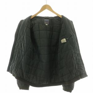 DIESEL 中綿ジャケット ジップアップ アウター フーディー S グレー /NQ