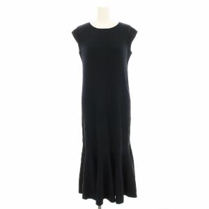 ニットワンピース ノースリーブ M5J01-102-28 ロング ワンピース 40 ネイビー 紺 /G