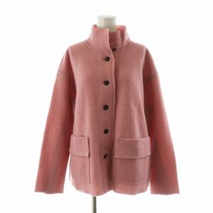 スタンドカラーコート アウター ショート 154-162 ピンク 1111779 /NQ