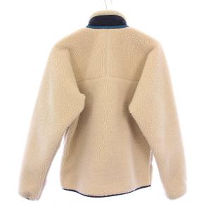 Patagonia クラシックレトロXジャケット ボア スタンドカラー アウター ジップアップ ロゴ 切替 S ベージュ 23056