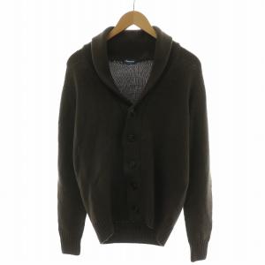 カーディガン ニット ショールカラー 長袖 44ブラウン 370-9222026 /NQ