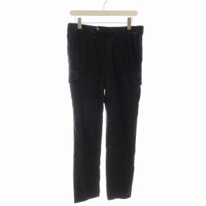 テーパードパンツ ベロア 48 紺 ネイビー 313XO /EE