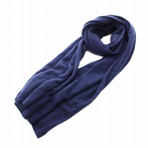 マフラー ストール カシミヤ 紺 ネイビー /YT