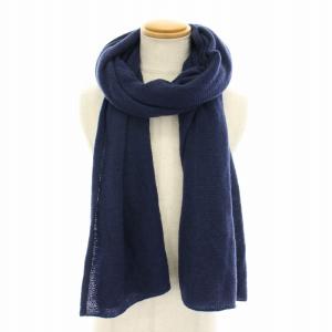 ZANONE マフラー ストール カシミヤ 紺 ネイビー /YT