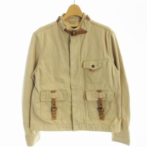 ジャケット ベルト ジップアップ 7F ベージュ JKRACS3013 /EE