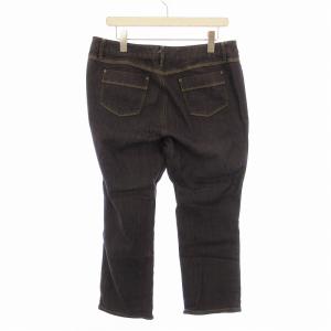 BURBERRY LONDON デニムパンツ ジーンズ クロップド 大きいサイズ 48 紫 パープル FQG61-277-28 /EE