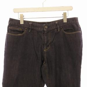 BURBERRY LONDON デニムパンツ ジーンズ クロップド 大きいサイズ 48 紫 パープル FQG61-277-28 /EE