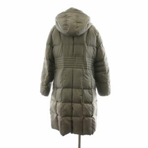 23区 ダウンコート ロング アウター フーディー 大きいサイズ 48 グレー CCMWWIW0502 /NQ
