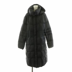 ダウンコート フーディー アウター ロング 大きいサイズ 48 ブラック CCMWWNW0501 /NQ