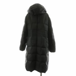 23区 ダウンコート フーディー アウター ロング 大きいサイズ 48 ブラック CCMWWNW0501 /NQ
