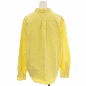 RALPH LAUREN シャツ ビッグポニー ブラウス 長袖 ボタンダウン 7 黄色 イエロー /G