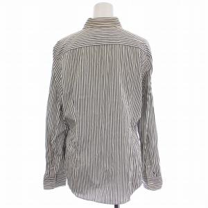 RALPH LAUREN シャツ ストライプ ブラウス 長袖 14 ネイビー 白 /G