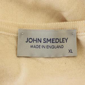 JOHN SMEDLEY 半袖 ニット コットン Tシャツ カットソー XL ベージュ /G