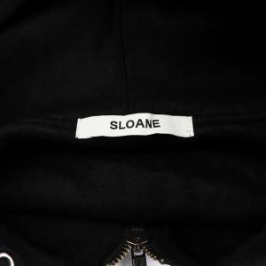 SLOANE ×BEAMS 別注 ウールジャージー ジップフーディ パーカー ジップアップ 5 黒 ブラック SL9W-T810