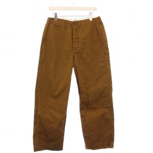 U.S.Army Chio 13.5oz アーミーチノパン パンツ ワイド 32 茶 1201 /KH