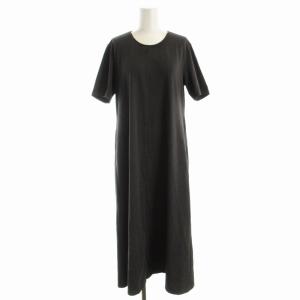 ワンピース ロング 半袖 38 チャコールグレー OPWOSM6863 /EE