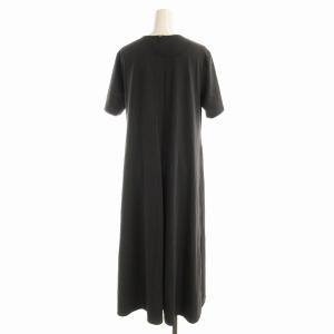 23区 ワンピース ロング 半袖 38 チャコールグレー OPWOSM6863 /EE