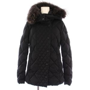 BELINA ベリーナー ダウンジャケット アウター ラクーンファー フード 2 黒 ブラック LTA15A4426