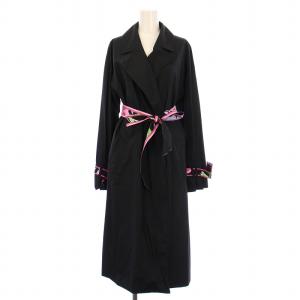 fashion ロングコート ブラック