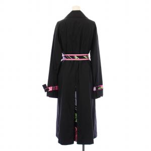 LEONARD fashion ロングコート ブラック