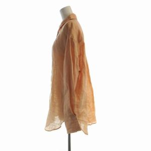 JOURNAL STANDARD L'ESSAGE 24SS オーガニックリネンロングシャツ ブラウス 長袖 F ピンクベージュ 24050370203010