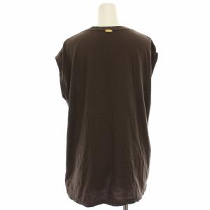 MUSE de Deuxieme Classe Tシャツ カットソー フレンチスリーブ 茶 ブラウン 21-070-500-4121-1-0 /HN