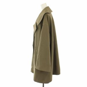 JOURNAL STANDARD L'ESSAGE 25SS バックサテンワイドカラーコート F カーキ 25020370010010