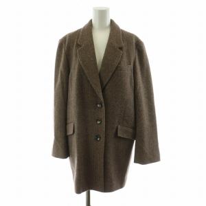 チェスターコート ジャケット アウター ミドル ハーフ チェック 0 ブラウン FWFJ214034 /NQ