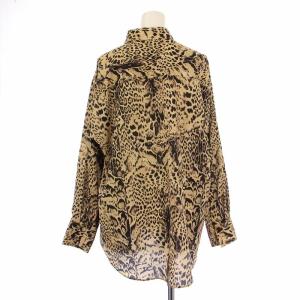Lisiere L'Appartement Leopared 2WAY Blouse レオパード柄2WAYブラウス シャツ 長袖 レギュラーカラー