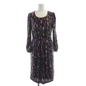 ANAYI シャーリング ドット柄 長袖シャツ38 ANAYI サテンドット