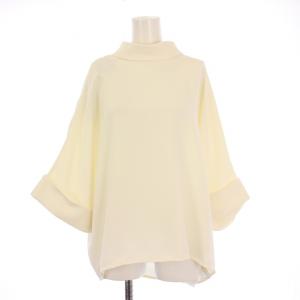 MARK KENLY DOMINO TAN T/N BLO タートルネックブラウス 七分袖 ストレッチ