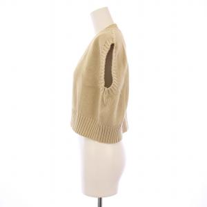 Plage ROBERTO COLLINA 23SS CTN VN ショートベスト ニット プルオーバー 無地 Vネック