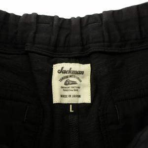 Jackman Stretch Trousers ストレッチトラウザー テーパード ジップフライ L ダークグリーン JM4955
