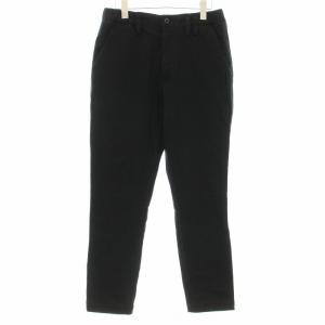 Stretch Trousers ストレッチトラウザー テーパード ジップフライ L 黒 ブラック JM4955