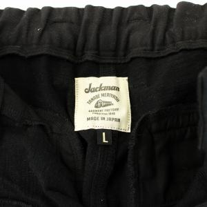 Jackman Stretch Trousers ストレッチトラウザー テーパード ジップフライ L 黒 ブラック JM4955