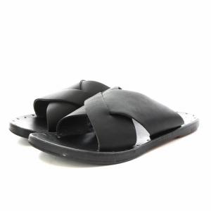BEEK 18SS leather sandal サンダル レザー 7 黒 ブラック 18093570002710
