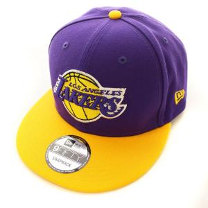 ベースボールキャップ Lakers レイカーズ NBA 野球帽 F 紫 黄色 /G