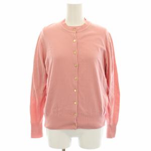 アンサンブル カーディガン 長袖 ニット 半袖 38 サーモンピンク 28694 /HN