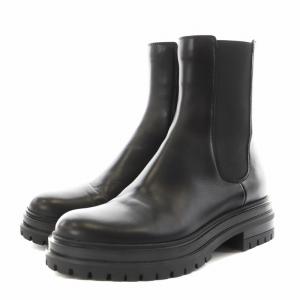 Gianvito Rossi CHESTER サイドゴアブーツ 37 ブラック G73462