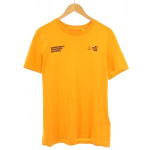 1952 GENIUS Tシャツ 半袖 クルーネック ストレッチ ロゴ プリント 2 オレンジ /BB