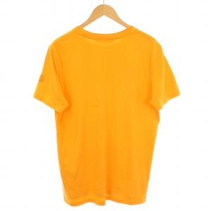 MONCLER 1952 GENIUS Tシャツ 半袖 クルーネック ストレッチ ロゴ プリント 2 オレンジ /BB