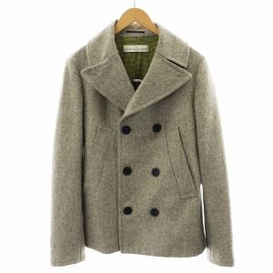 DELUXE BRAND ピーコート Pコート ミドル丈 ウール アウター S グレー 2715900102