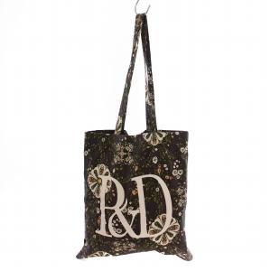 KALEIDOSCOPE FLOWER TOTE トートバッグ 花柄 ブラウン グリーン /BM