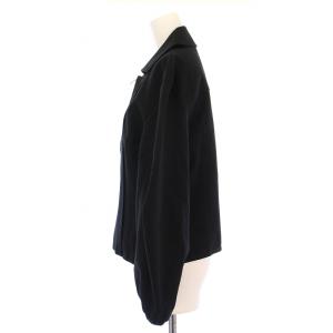 JIL SANDER ジップアップコットンジャケット 34 ブラック J02BN0004