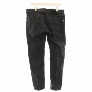JACOB COHEN 後染め パンツ J622 コットン ボタンフライ 34 黒 ブラック /G