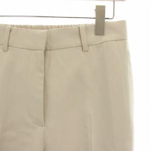 MILA OWEN MILAOWEN 23AW 後ろゴムセンタープレススリムパンツ テーパードパンツ イージー 1 アイボリー 09WFP234157