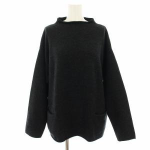 ニット セーター モックネック 長袖 2 チャコールグレー 5098078 /YT