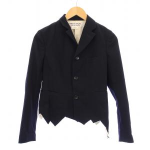 テーラードジャケット アシンメトリー ウール XS ブラック RA-J003